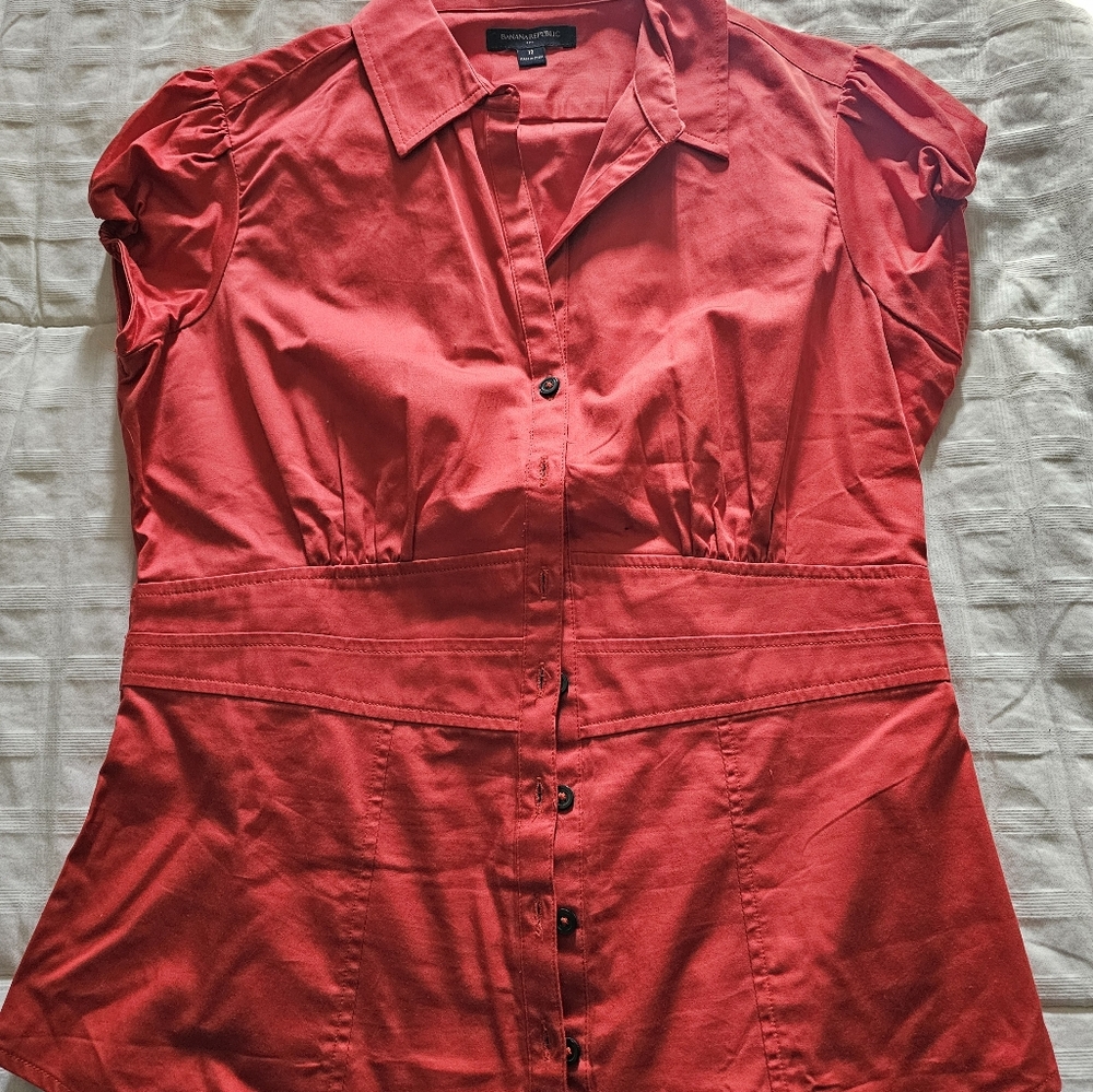 Banana Republic Coral Shirt